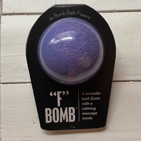 Da Bomb Bath Fizzers Other - “F” Bomb Lavender Bath Bomb